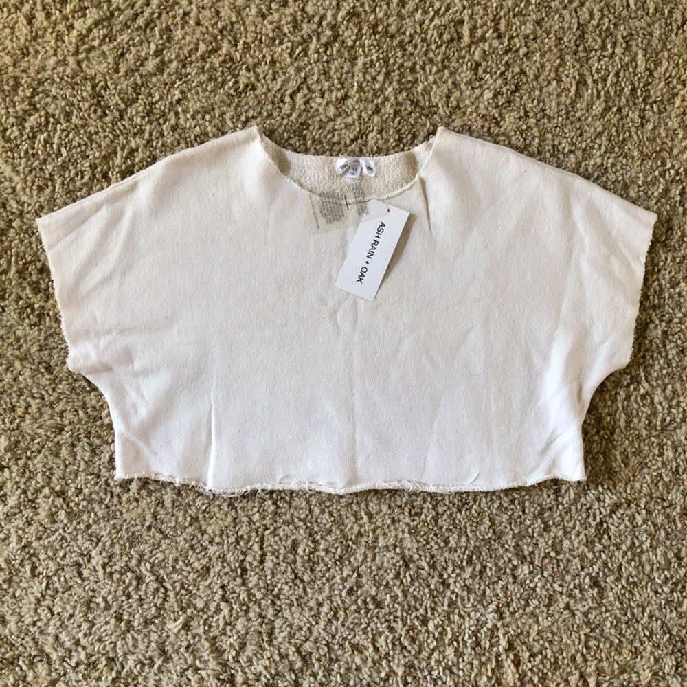*NWT* Ash Rain + Oak Cutoff Sweatshirt